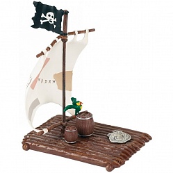 Игровая фигурка - Пиратский плот (Papo, 60253) - миниатюра